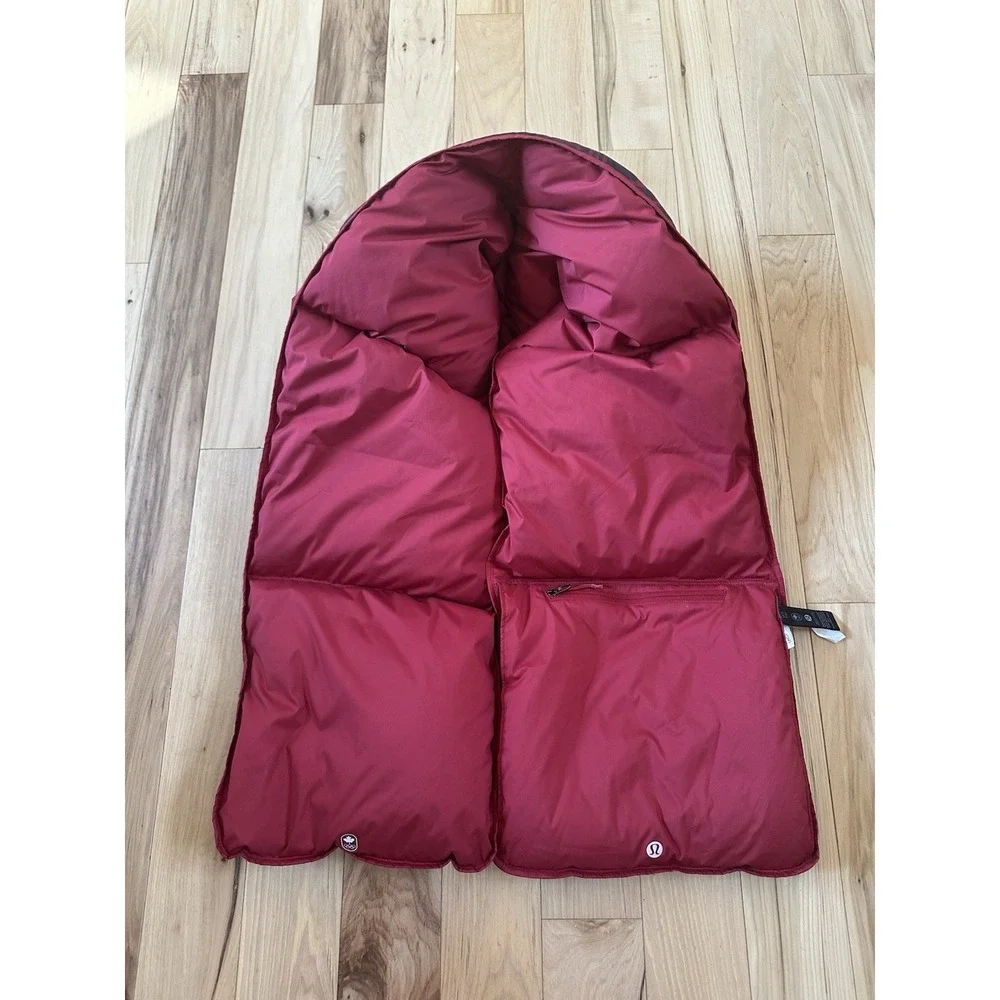 Lululemon Team Canada Future Legacy Down Puffer Scarf Red Black Size O/S